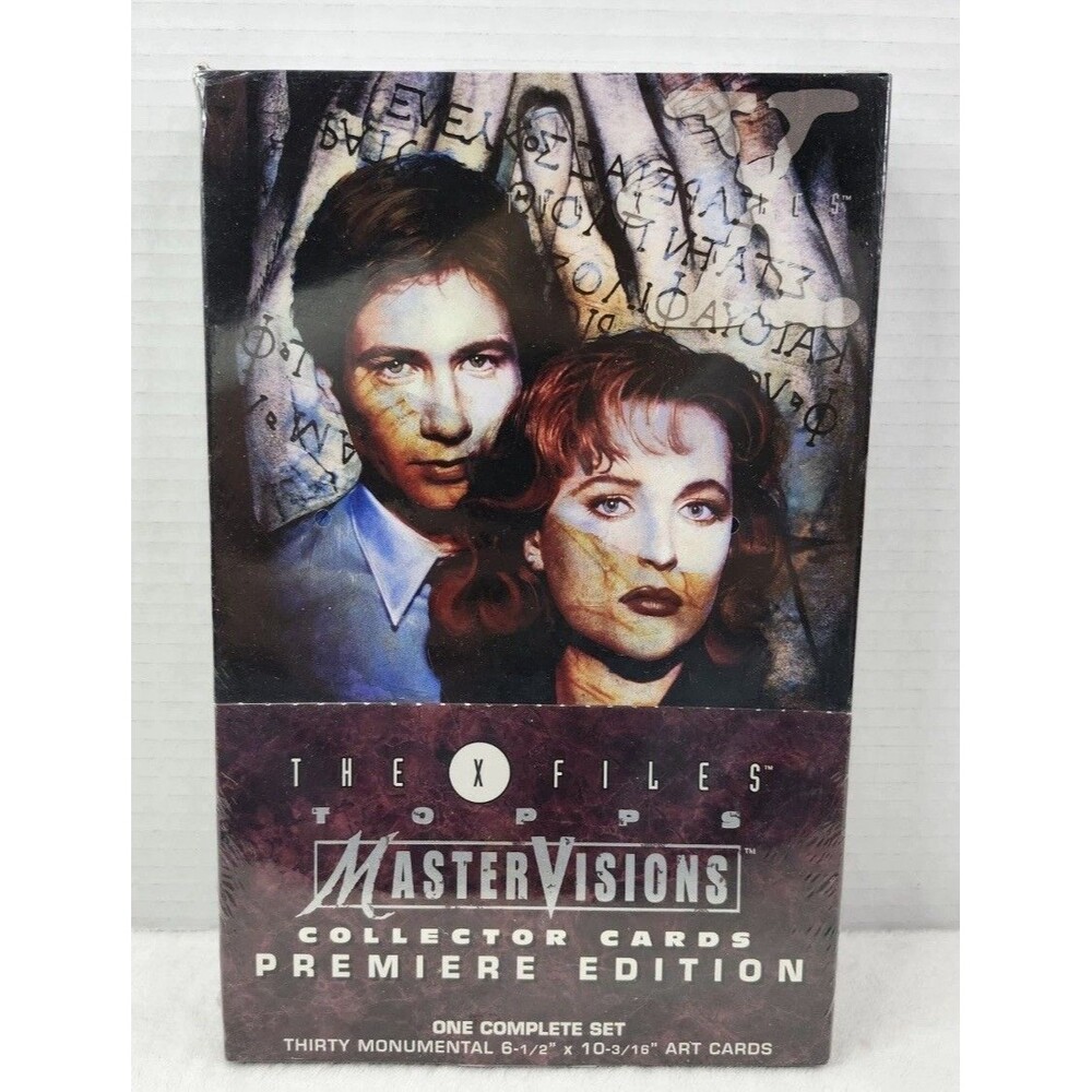 X-Files TOPPS Master Visions Collector Cards Premiere Edition Complete Set 1995